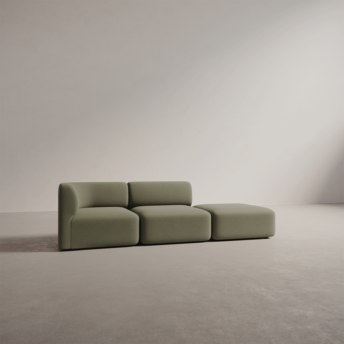 Fjord Sofa - 3 Seater Chaise Right - Ein dynamisches modulares Sofa für das moderne Zuhause