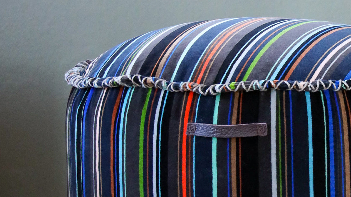 Pouf Paul Smith - Limited Edition - Eleganter Design Hocker in limitierter Auflage