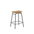 Niedriger Frame Bar Stool mit Terra Safari Leder und pulverbeschichtetem Stahlgestell ohne Rückenlehne. | Frame Bar Stool - Leather - 68 cm Terra Safari | SACKit