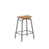 Niedriger Frame Bar Stool mit pulverbeschichtetem Stahlgestell und Lederbezug in Terra Safari ohne Rückenlehne | Frame Bar Stool - Leather - 73 cm Terra Safari | SACKit