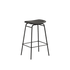 Hoher Frame Bar Stool Barhocker in Terra Black mit Lederbezug und pulverbeschichtetem Stahlgestell | Frame Bar Stool - Leather - 73 cm Terra Black | SACKit