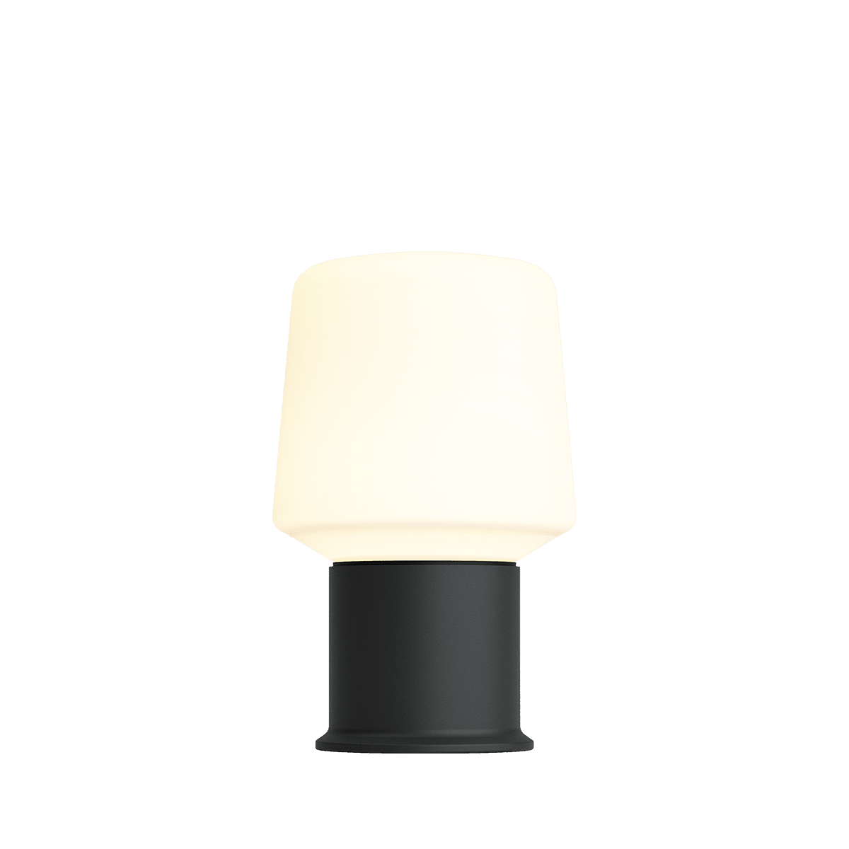 Schwarze Ambience Lamp Intelligent+ mit London base aus pulverbeschichtetem Stahl, Größe 5, Outdoor - Leuchte | Ambience - Lamp Intelligent+ & London base - Black 5 | SACKit
