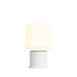 Weiße Ambience Lamp Intelligent+ mit London Base in kleiner Größe auf weißem Hintergrund. | Ambience - Lamp Intelligent+ & London base - White 5 | SACKit