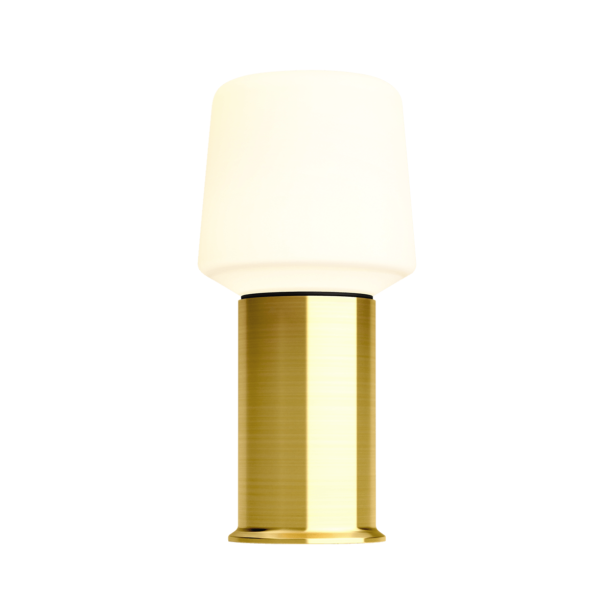 Ambience Lamp Intelligent+ mit London Base in Messing, Größe 10, elegante Außenleuchte aus Stahl und Polyethylen | Ambience - Lamp Intelligent+ & London base - Brass 10 | SACKit