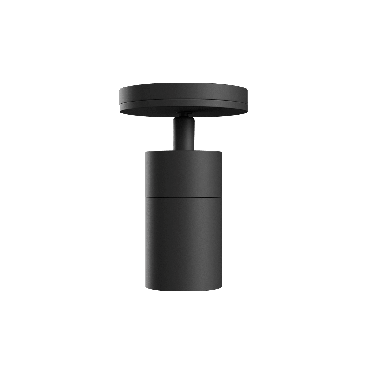 Schwarze Expo Ceiling Deckenleuchte aus Aluminium mit schlichtem, modernem Design. | Expo Ceiling - Black | SACKit