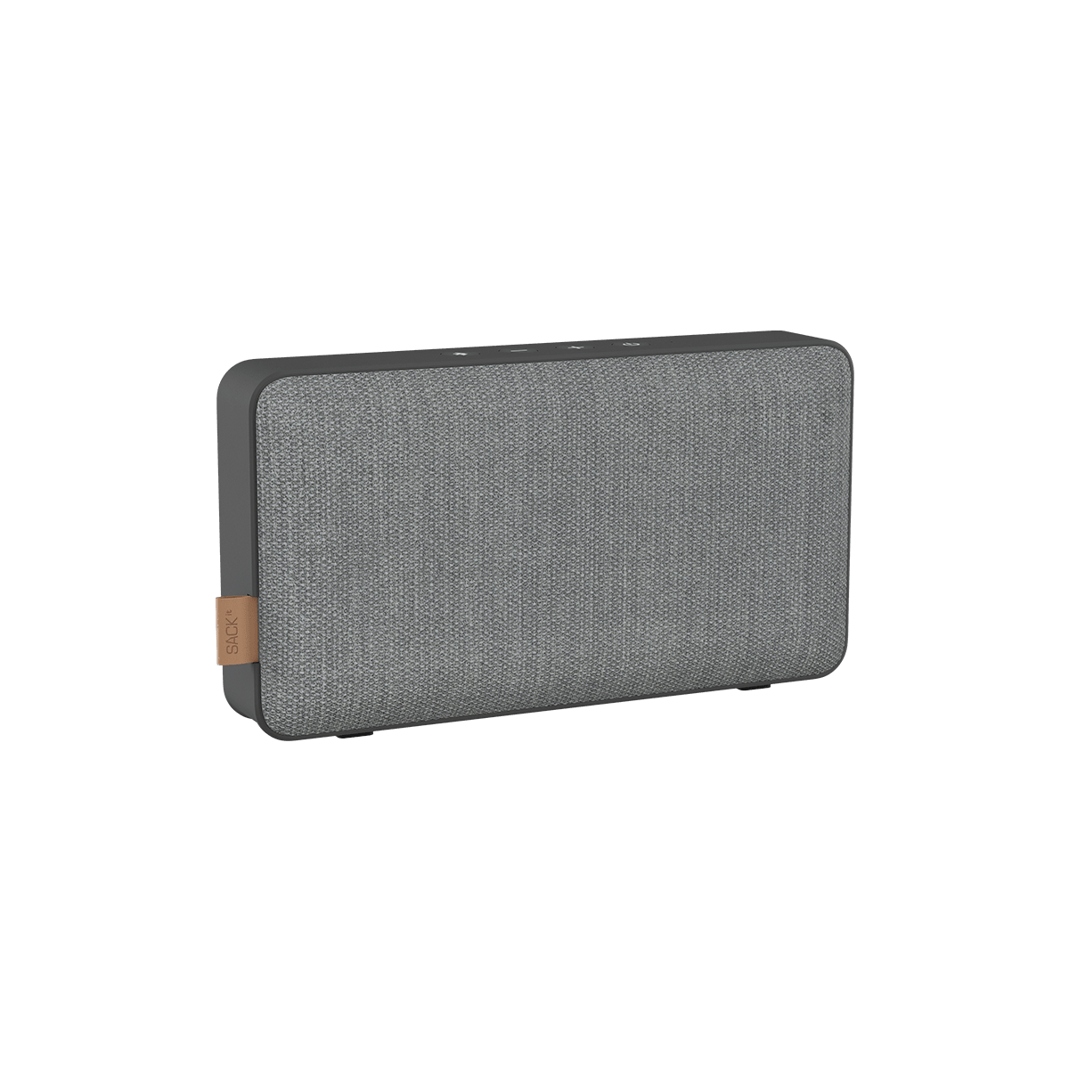 Move 50 Care Lautsprecher mit biologisch abbaubarem Rahmen in neutralem Design, ohne Farbdetails. | Move 50 Care - Grey | SACKit