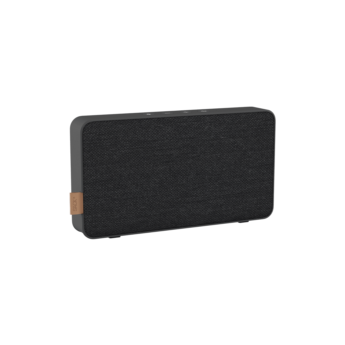 Move 50 Care Bluetooth - Lautsprecher in Coal mit biologisch abbaubarem Rahmen und Textildach aus PU - Leder | Move 50 Care - Coal | SACKit