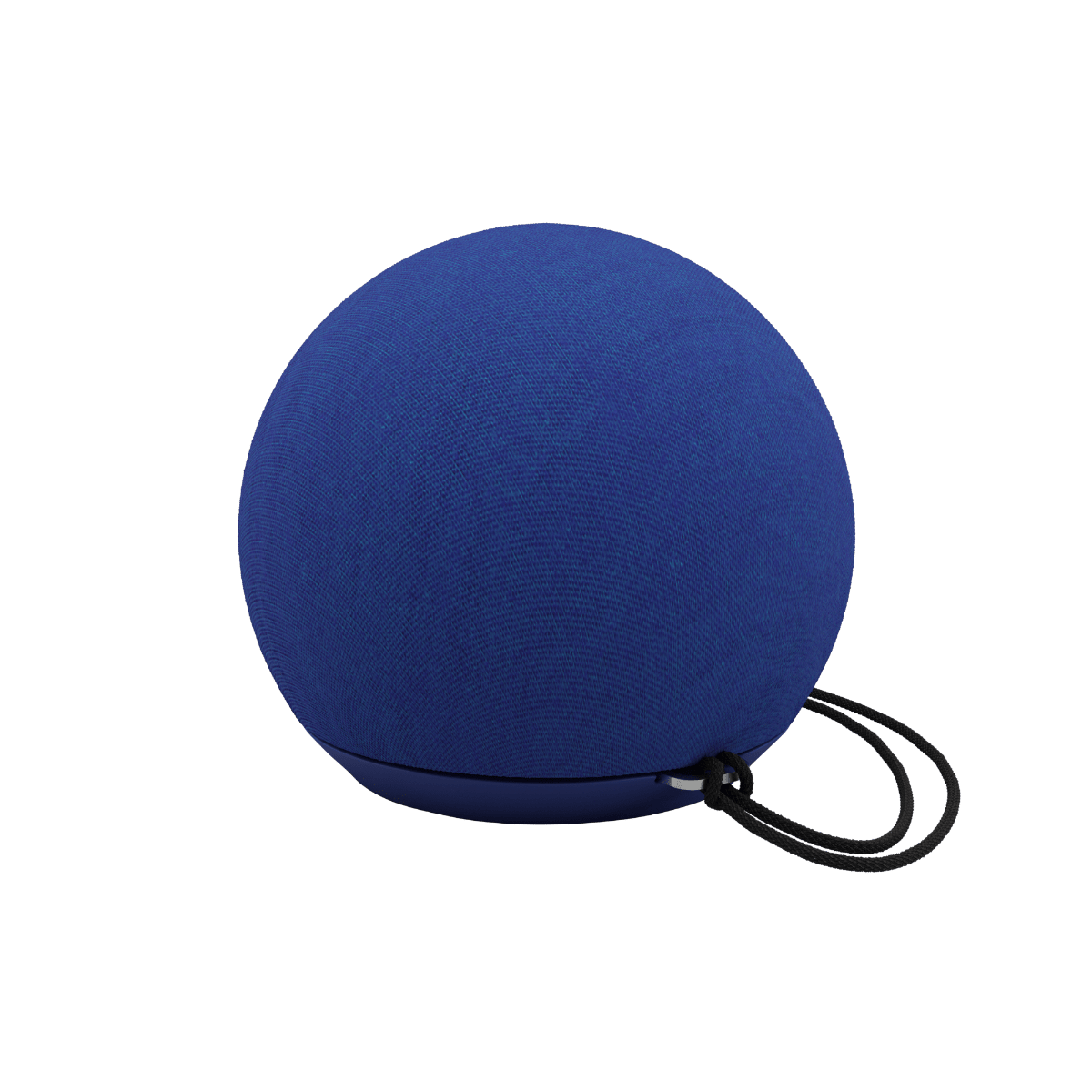 Kompakte Play Mini Bluetooth - Lautsprecher in cobaltblau mit Silikonknöpfen und Polyesterbezug. | Play Mini - Cobalt | SACKit