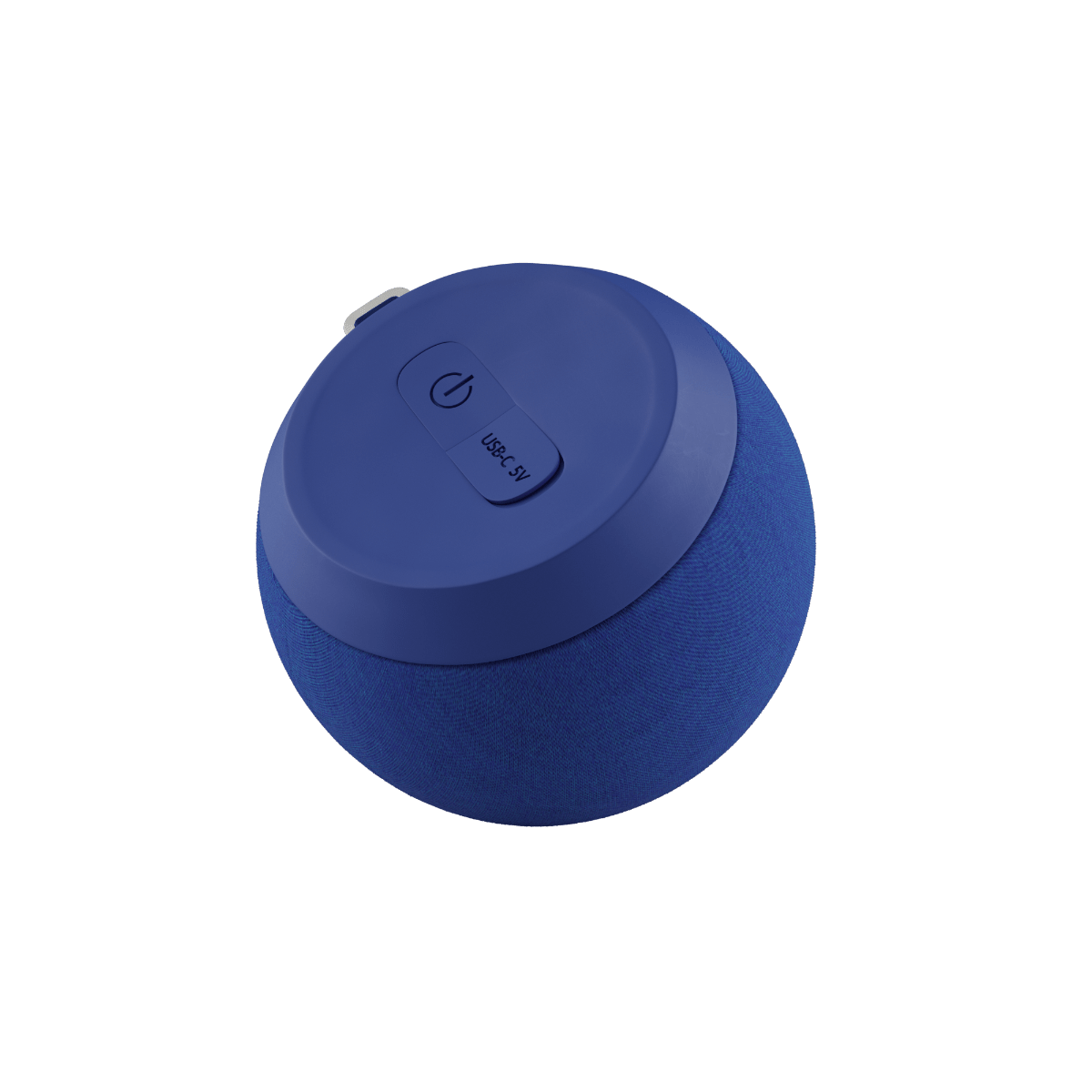 Kompakter Play Mini Bluetooth - Lautsprecher in blauer Farbe mit robustem Polyestergewebe und Silikontasten | Play Mini - Cobalt | SACKit