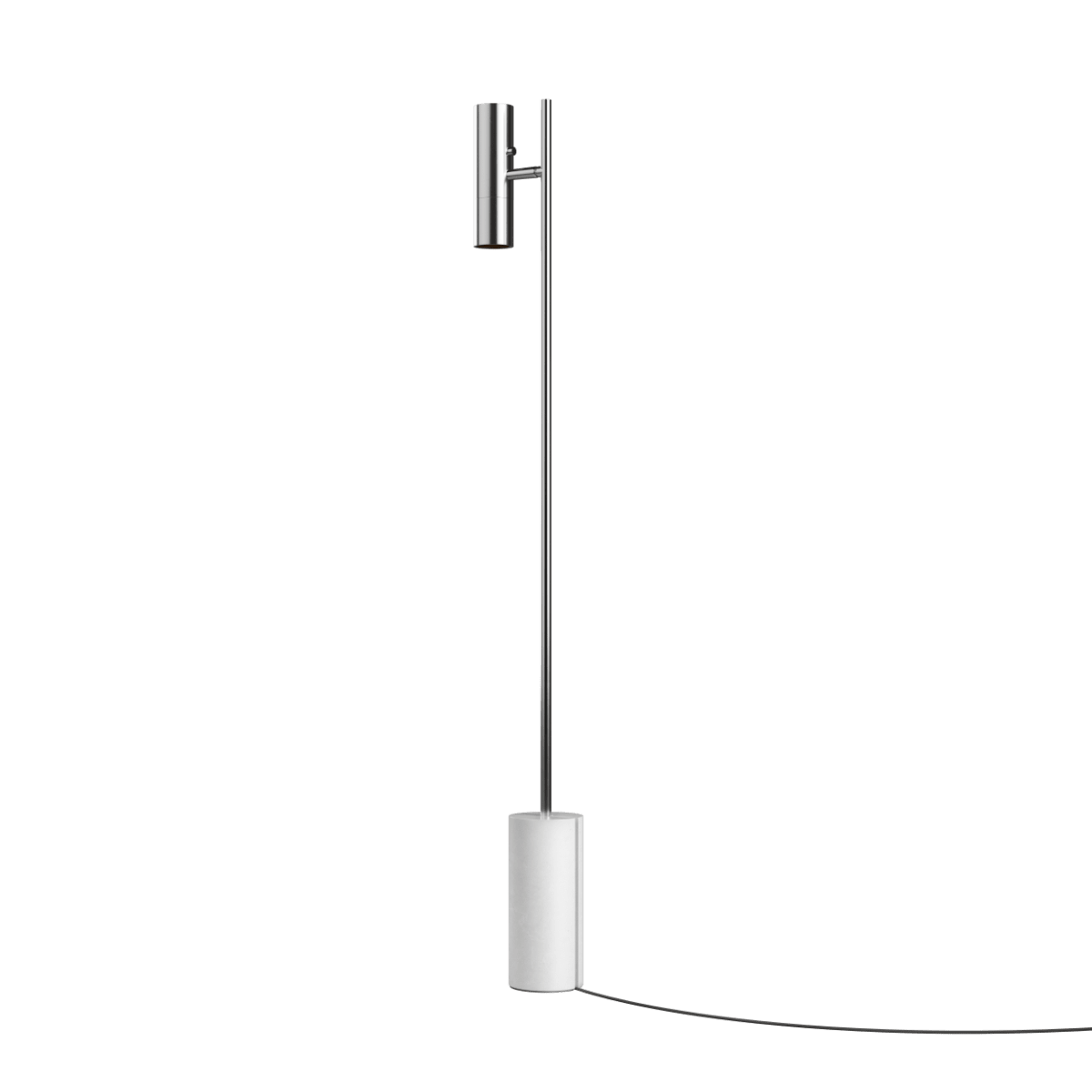 Stehleuchte Expo Floor mit poliertem Marmorsockel und Aluminium in polierter Ausführung | Expo Floor - Polished | SACKit