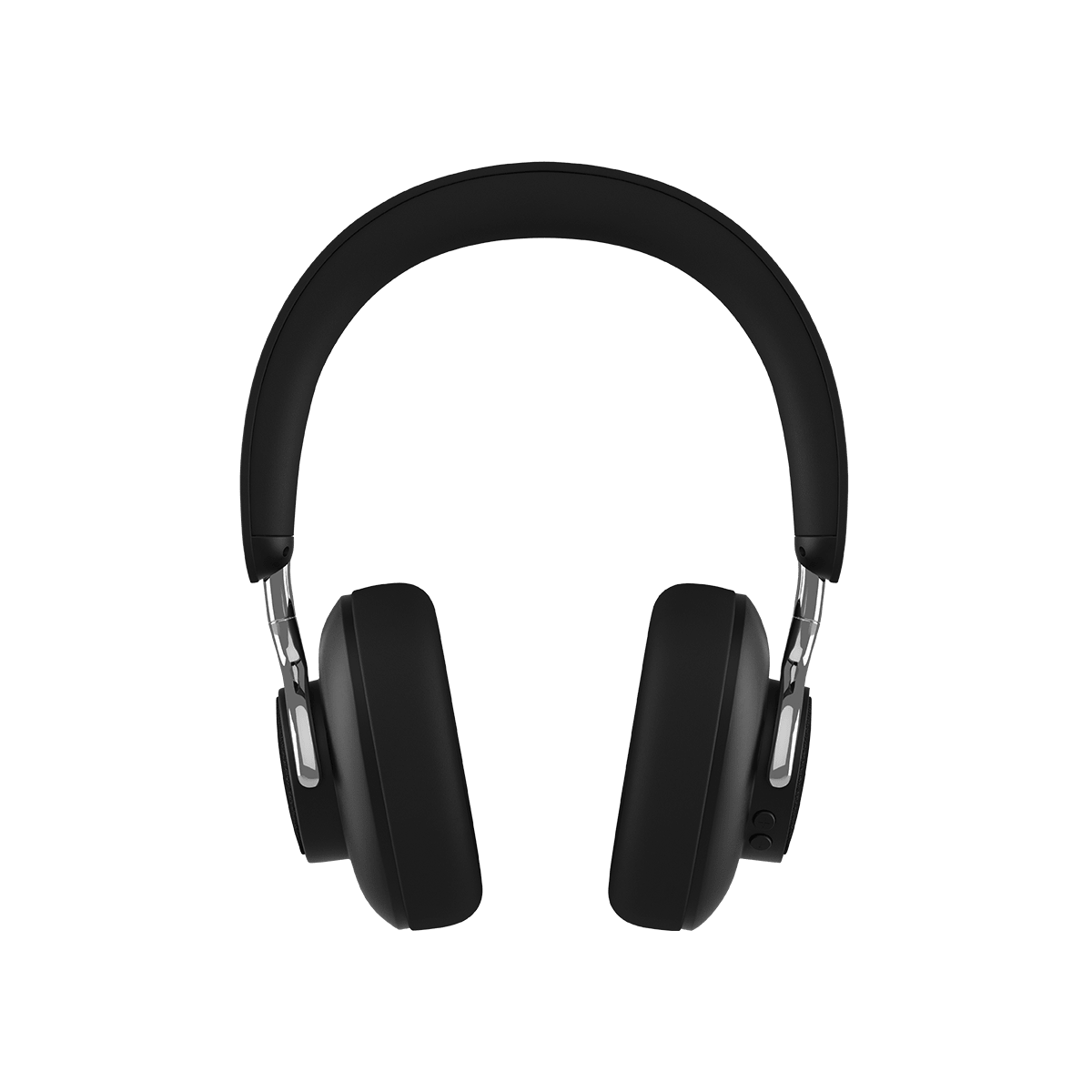 Schwarze Touch 310 Over - Ear Kopfhörer mit Hybrid ANC und USB - C - Ladeanschluss auf weißem Hintergrund. | Touch 310 - Black | SACKit