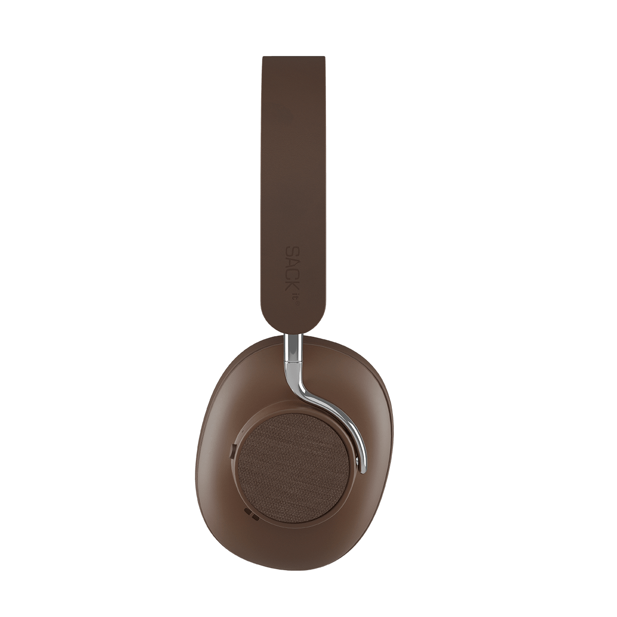 Braune Touch 310 Over - Ear Kopfhörer mit USB - C - Ladekabel und integriertem Mikrofon. | Touch 310 - Brown | SACKit