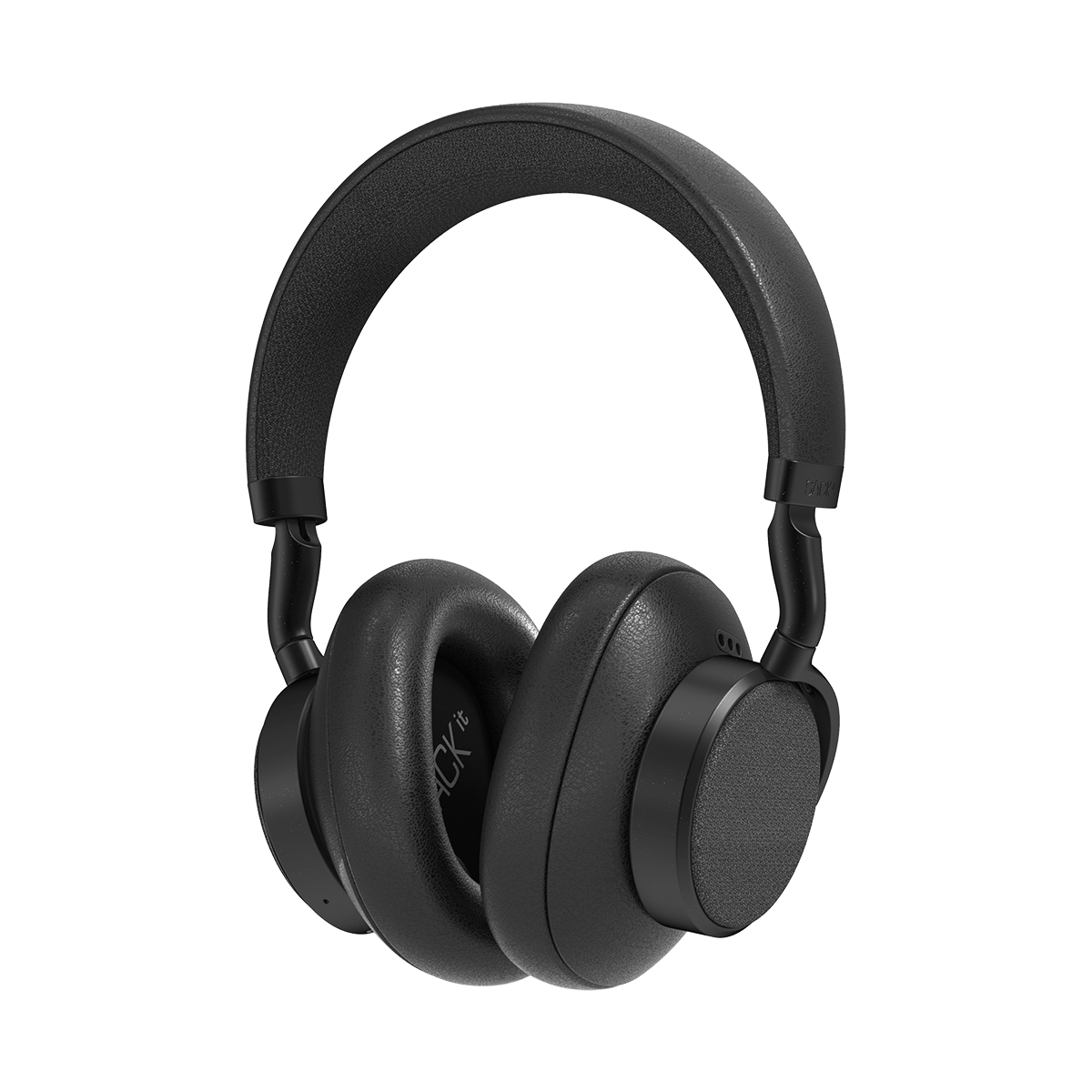 Schwarze Touch 400 Over - Ear Kopfhörer mit Hybrid ANC und flexiblem Design. | Touch 400 - Black | SACKit