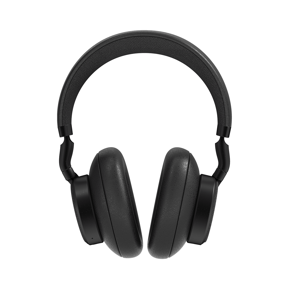 Schwarze Touch 400 Over - Ear Kopfhörer mit Hybrid ANC und flexiblen Ohrmuscheln aus PU - Leder und Aluminium. | Touch 400 - Black | SACKit