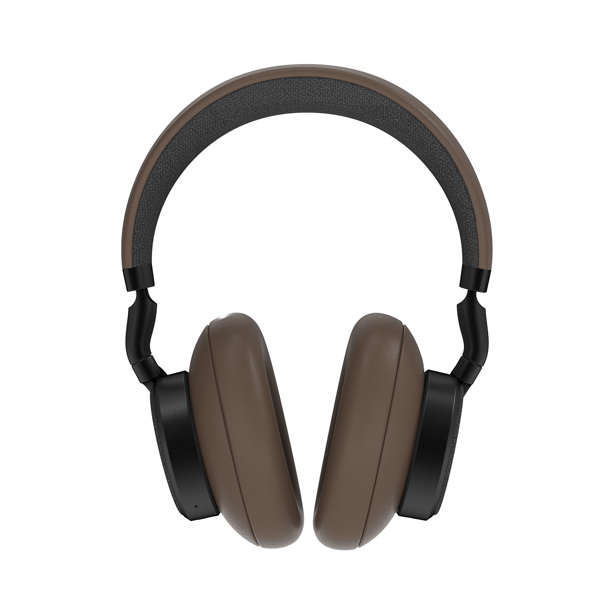Braune Touch 400 Kopfhörer mit PU - Leder und Aluminiumdetails, schwenkbare Ohrmuscheln, kabellos. | Touch 400 - Brown | SACKit
