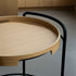 Serving Table w/ Nordic Serving Tray | Serving Table w/ Nordic Serving Tray - Natural Oak | SACKit