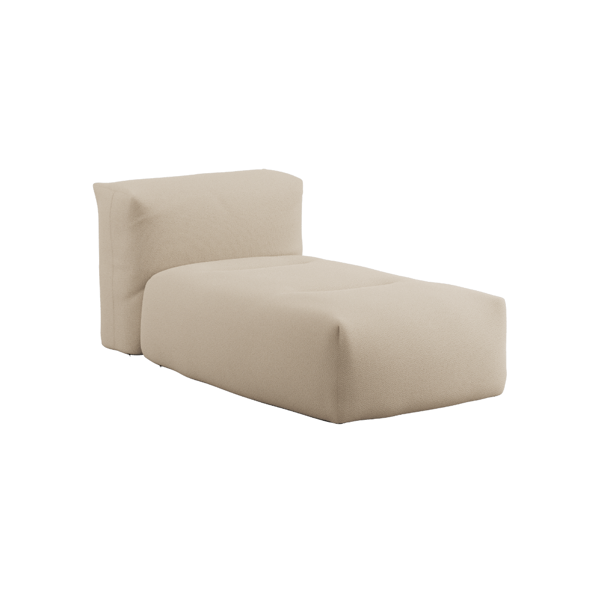 Outdoor Soft Sofa Lounger in neutral tones with soft cushions and a relaxed design. | Soft Sofa Outdoor - Lounger - Kirra Sand | SACKit