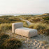 Outdoor Soft Sofa Lounger in neutral tones with soft cushions and a low profile design. | Soft Sofa Outdoor - Lounger - Kirra Sand | SACKit