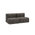 Soft Sofa Outdoor - 2 Seater | Soft Sofa Outdoor - 2 Seater - Kirra Noir | SACKit
