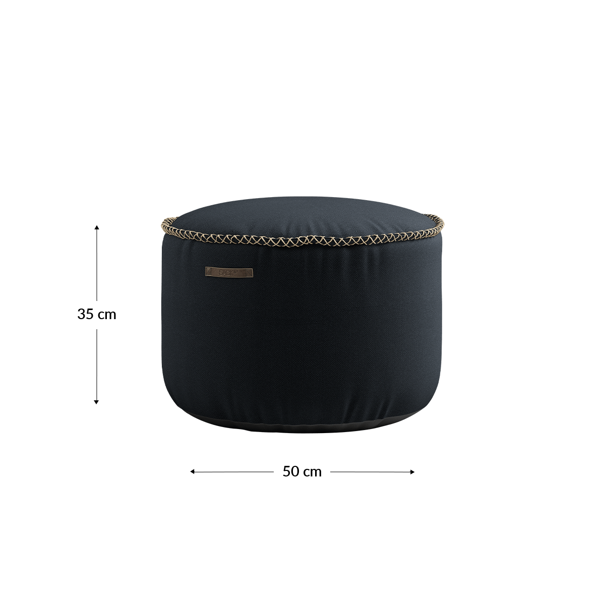 Cura Pouf | Cura Pouf - Cura Black | SACKit