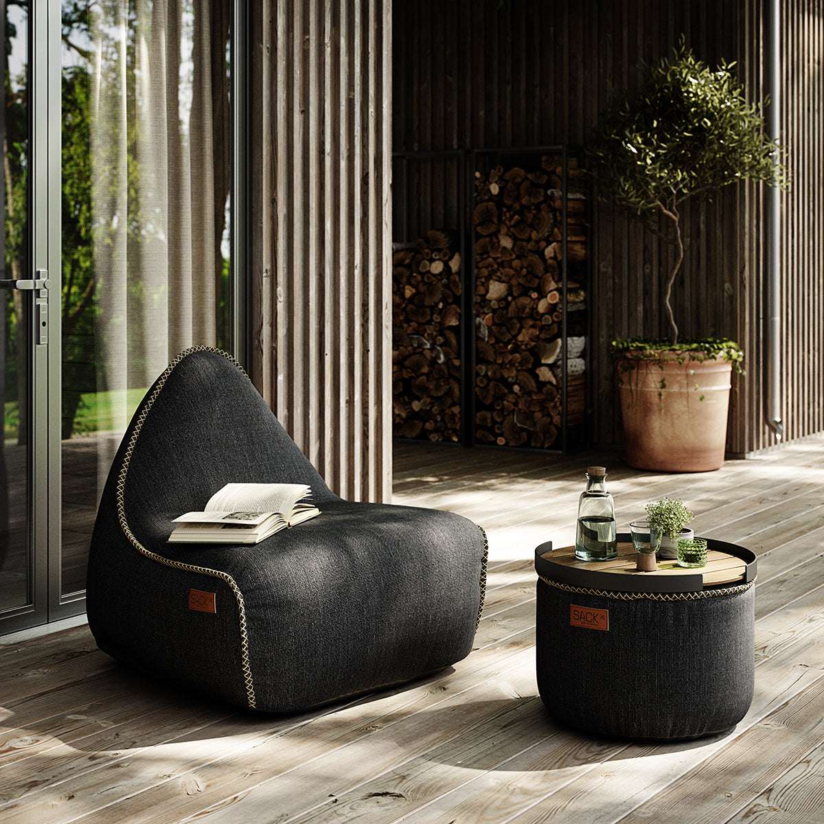 Cobana Lounge Chair | Cobana Lounge Chair - Cobana Black | SACKit