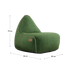 Cobana Lounge Chair in grauem Olefin - Stoff mit Rückenlehne, moderner Lounge - Sitzsack für drinnen und draußen. | Cobana Lounge Chair - Cobana Green | SACKit