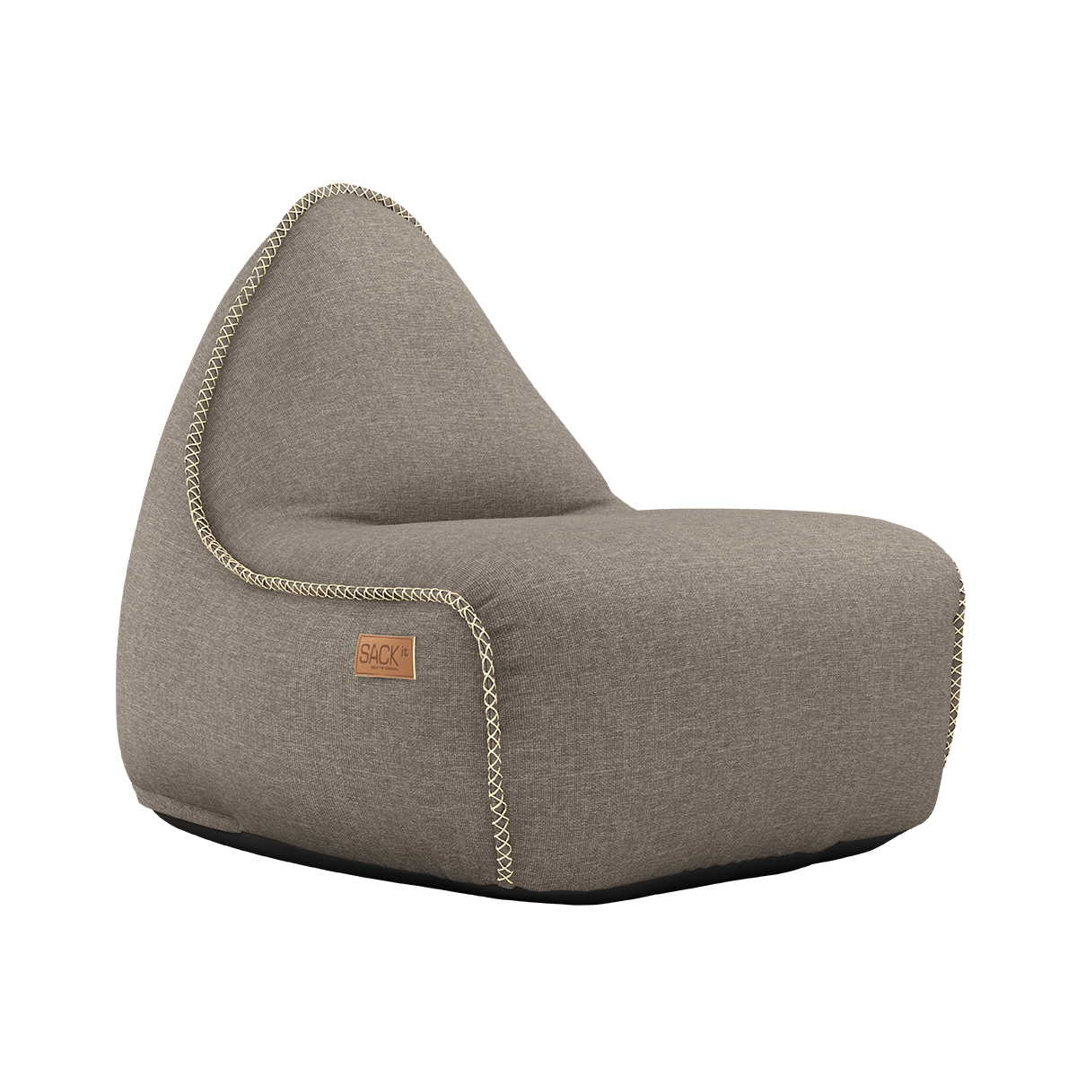Cobana Lounge Chair in taupe, weicher Sessel mit Rückenlehne aus wasserabweisendem Material. | Cobana Lounge Chair - Cobana Taupe | SACKit