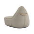 Cobana Lounge Chair in Cobana Grey mit Rückenlehne aus Olefin - Fasermischung, Sitzsack und Puf. | Cobana Lounge Chair - Kirra Sand | SACKit