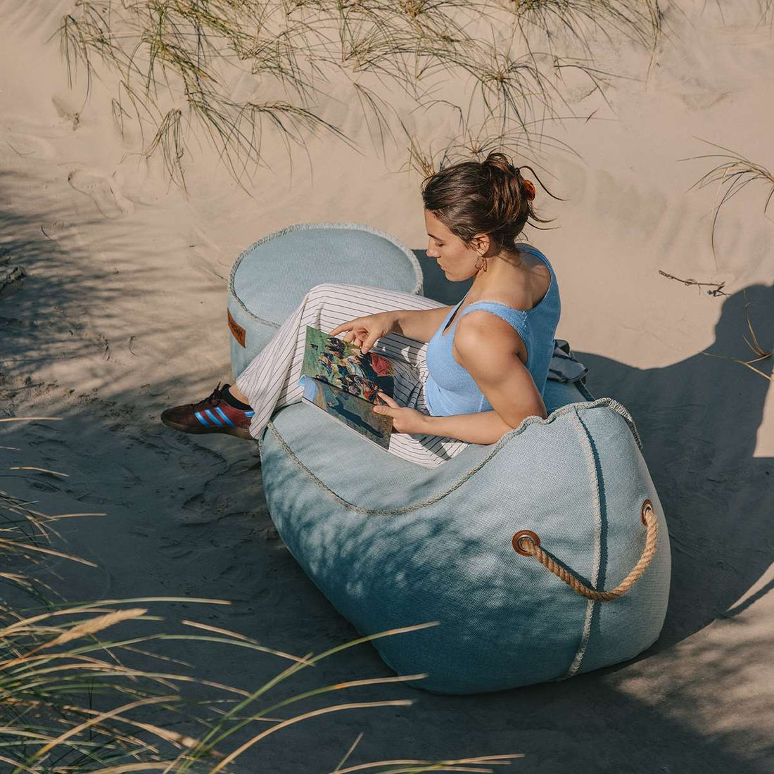 Cobana Lounge Chair | Cobana Lounge Chair - Kirra Light Blue | SACKit