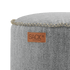 Runder Cobana Pouf in Cobana Grey mit wasserabweisendem Bezug aus Olefinfasermischung. | Cobana Pouf - Cobana Sand Melange | SACKit