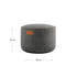 Runder Cobana Pouf in grauem, scheuerfestem und wasserabweisendem Polsterstoff, 50 x 35 cm. | Cobana Pouf - Cobana Grey | SACKit