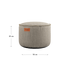 Runder Cobana Pouf in Cobana Grey aus wasserabweisendem Polsterstoff, 50 x 35 cm. | Cobana Pouf - Kirra Sand | SACKit