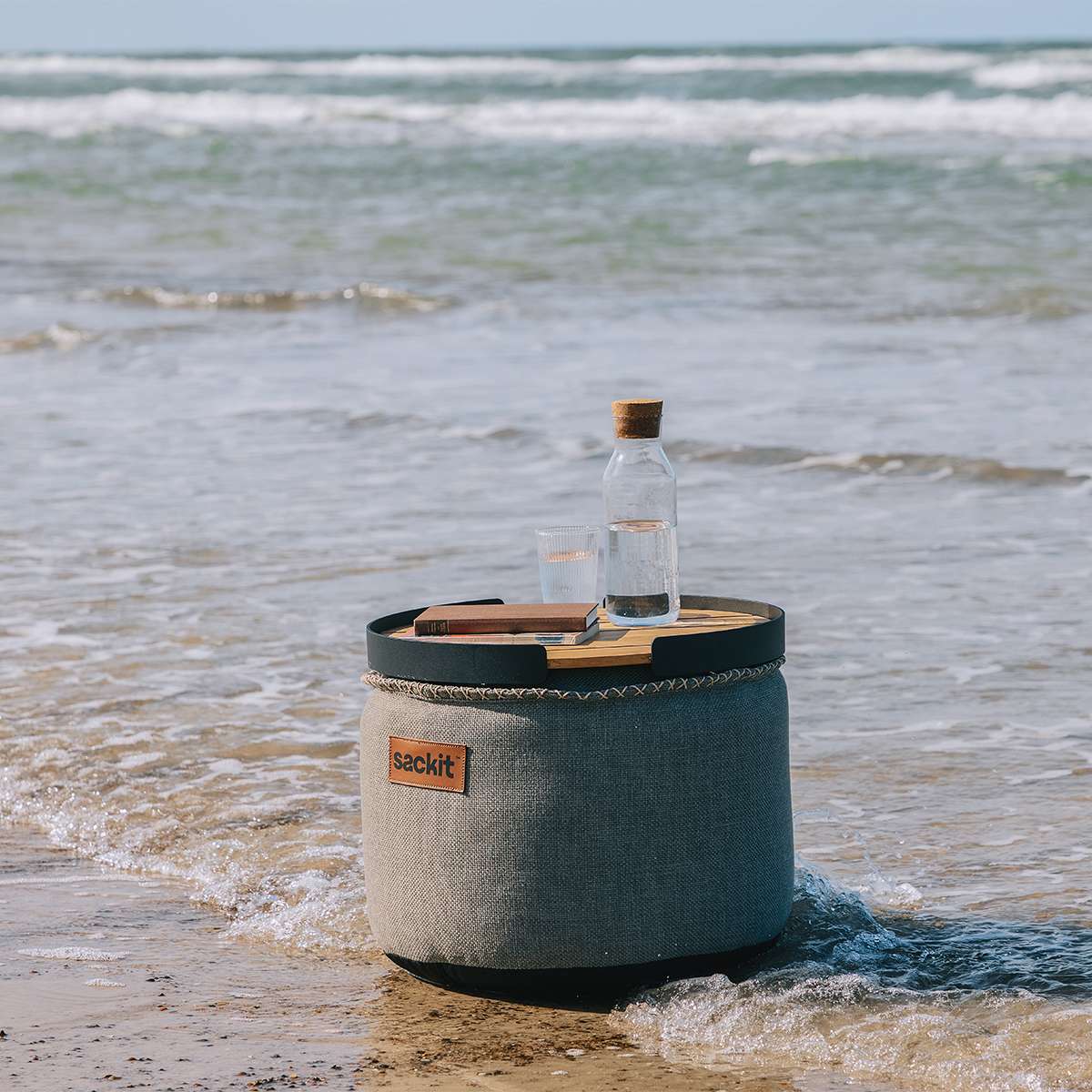 Cobana Pouf | Cobana Pouf - Kirra Grey | SACKit