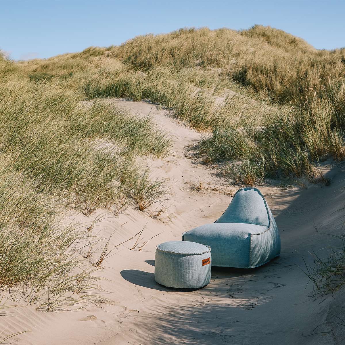 Cobana Pouf | Cobana Pouf - Kirra Light Blue | SACKit