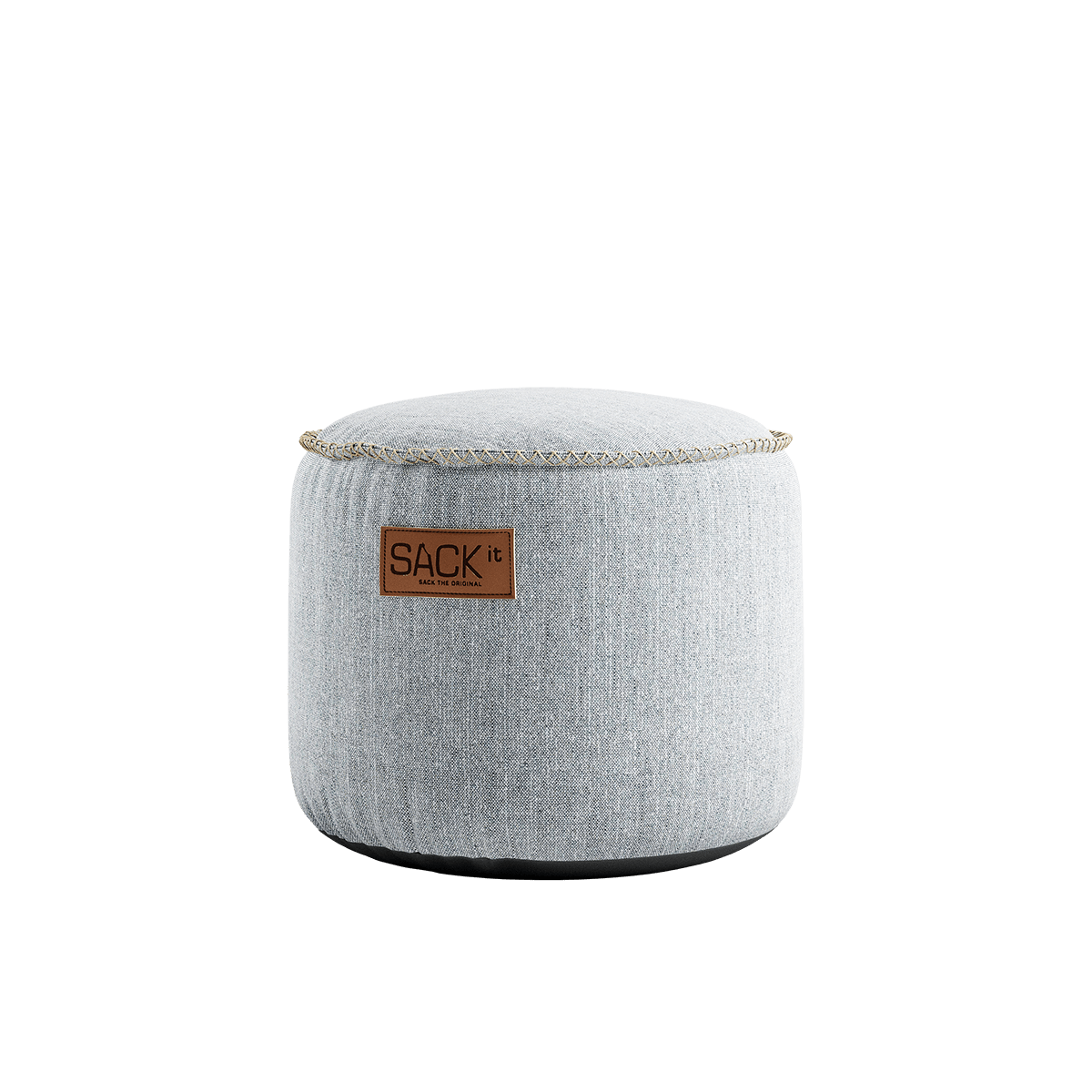Cobana Junior Pouf in Sand Melange, runder Kinderpouf aus wasserabweisendem Stoff. | Cobana Junior Pouf - Cobana Sand Melange | SACKit
