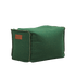 Grüner Cobana Square Pouf aus wasserabweisendem Cobana - Polsterstoff, quadratisch und formstabil. | Cobana Square Pouf - Cobana Green | SACKit