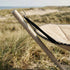 Cobana Hammock Hängematte in Cobana Grey mit taupefarbenem Aluminiumgestell im Außenbereich. | Cobana Hammock - Kirra Noir Taupe | SACKit