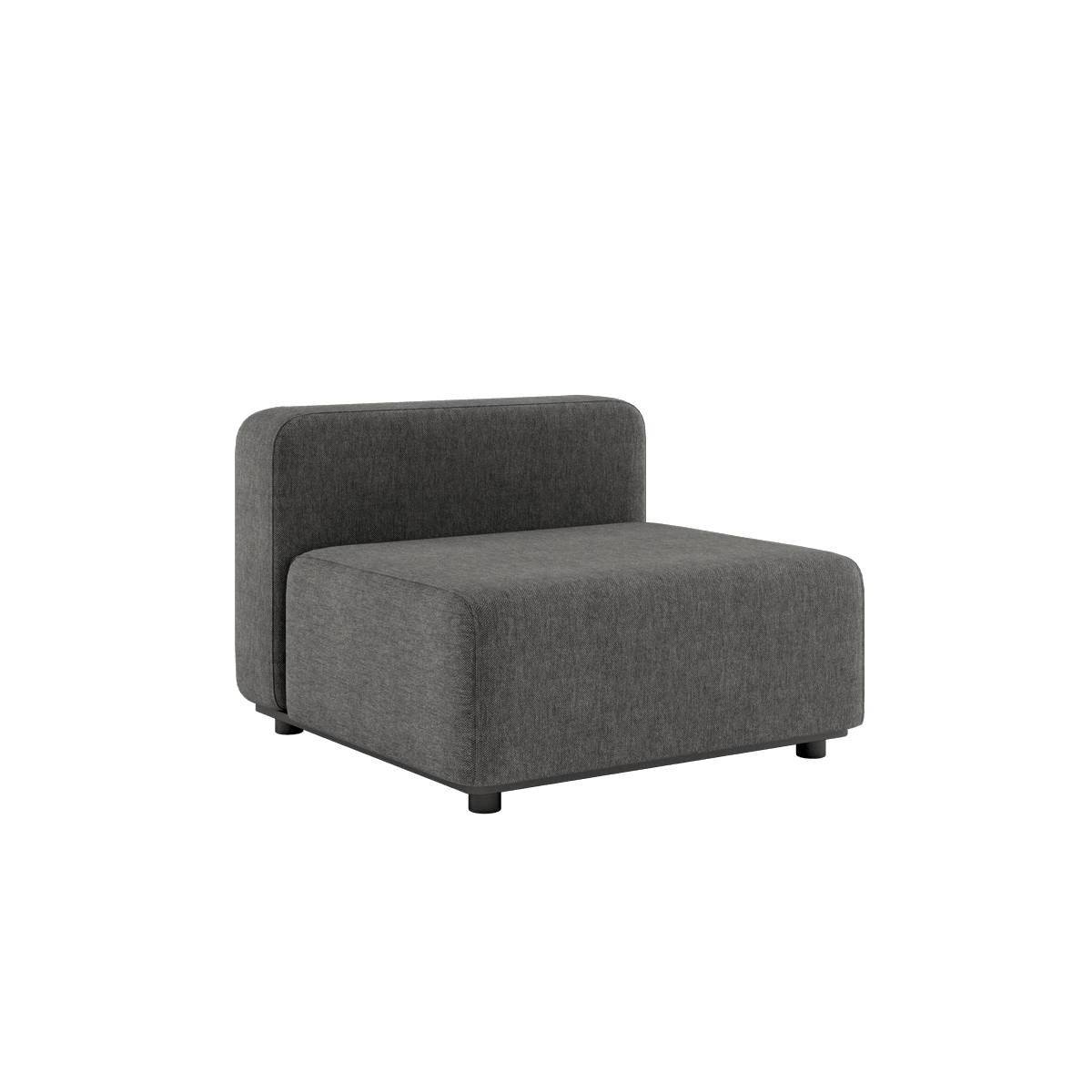 Cobana Lounge Sofa Seat in grauer Olefin - Faser mit pulverbeschichtetem Aluminiumrahmen für den Außenbereich. | Cobana Lounge Sofa - Seat - Cobana Grey | SACKit