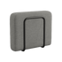 Cobana Lounge Sofa Armrest in Kirra Grey mit pulverbeschichtetem Aluminiumrahmen und wasserabweisendem Textil