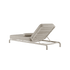 Kirra Sunbed Sonnenliege in Sandfarbe mit verstellbarer Rückenlehne aus Olefin - Textil und Aluminiumrahmen | Kirra Sunbed - Kirra Sand | SACKit