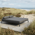 Kirra Double Sunbed in hellem Sandton mit pulverbeschichtetem Aluminiumrahmen und wasserabweisendem Textil. | Kirra Double Sunbed - Kirra Noir | SACKit