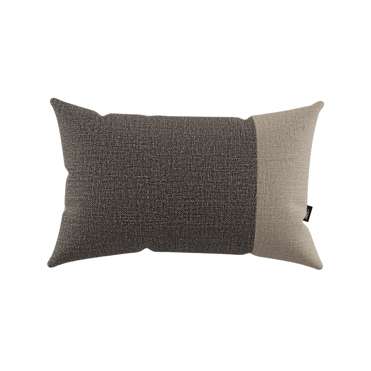 Tide Cushion Zierkissen in Sand und Indigo mit abnehmbarem Bezug für den Außenbereich, 60x40 cm | Tide Cushion - Sand/Noir | SACKit