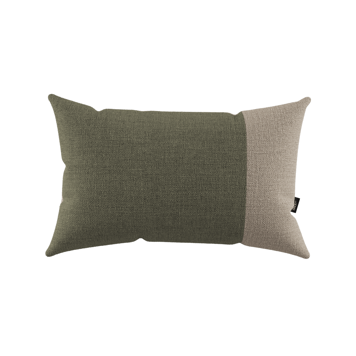 Tide Cushion Zierkissen in Sand und Indigo mit abnehmbarem Bezug für den Außenbereich | Tide Cushion - Sand/Olive | SACKit