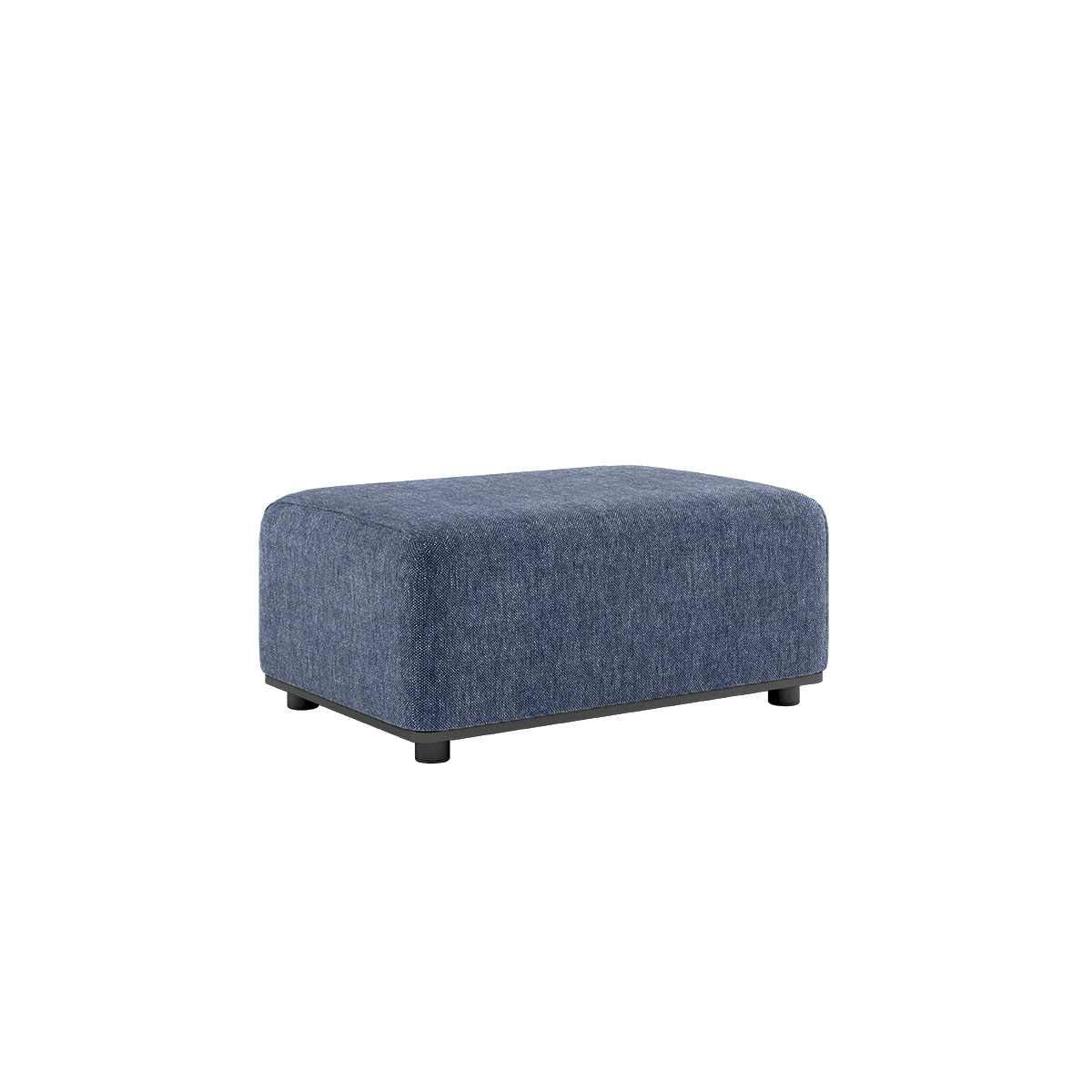 Cobana Lounge Sofa Pouf in Kirra Indigo mit pulverbeschichtetem Aluminiumrahmen, wasserabweisendem Stoff | Cobana Lounge Sofa - Pouf - Kirra Indigo | SACKit