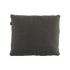Schwarzes Cobana Kissen aus wasserabweisendem Olefin-Textil für Outdoor-Sofa, rechteckig und weich.