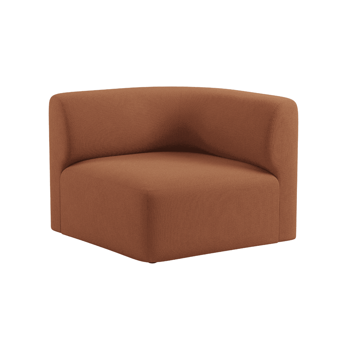 Fjord Sofa - Corner Section Right | Fjord Sofa - Corner Section Right - Cosmo Terracotta | SACKit