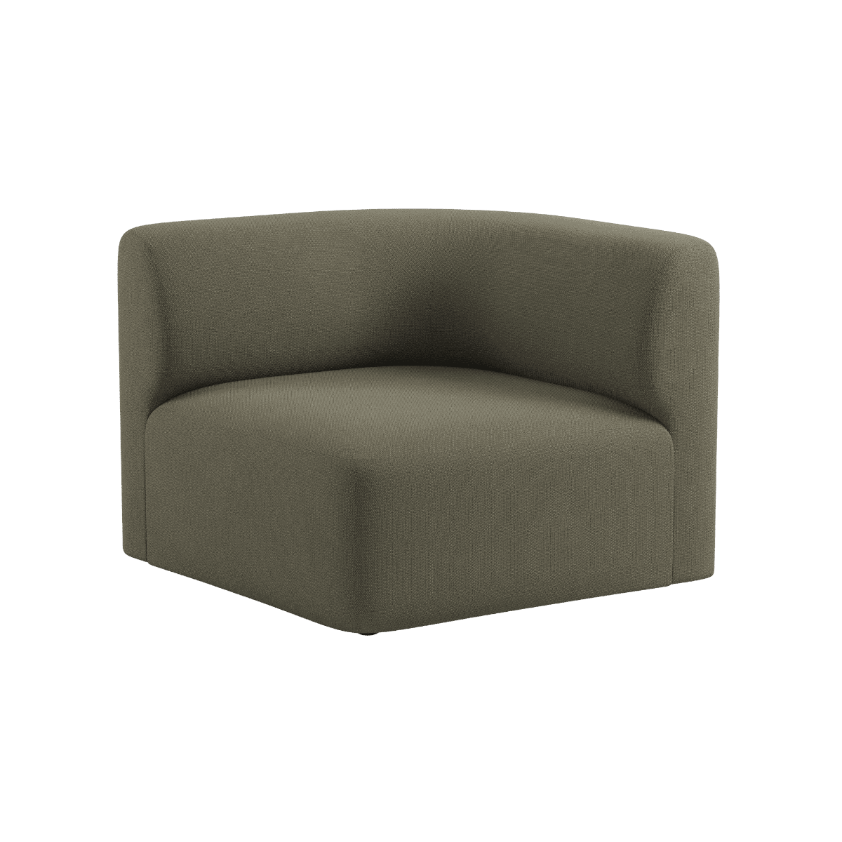 Fjord Sofa - Corner Section Right | Fjord Sofa - Corner Section Right - Cosmo Olive | SACKit