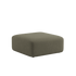 Fjord Sofa Pouf in Cosmo Olive mit weicher, organischer Form und nahtlosen Übergängen. | Fjord Sofa - Pouf - Cosmo Olive | SACKit