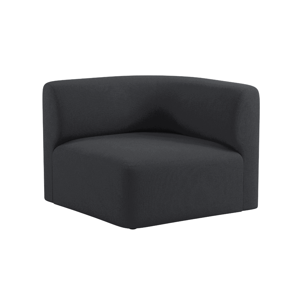 Fjord Sofa Eckteil links in Cosmo Slate mit weicher, organischer Form und nahtlosen Übergängen | Fjord Sofa - Corner Section Left - Cosmo Slate | SACKit
