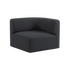 Fjord Sofa Eckteil links in Cosmo Slate mit weicher, organischer Form und nahtlosen Übergängen | Fjord Sofa - Corner Section Left - Cosmo Slate | SACKit